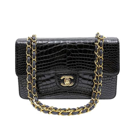 chanel alligator classic flap bag|Chanel Classic Flap in Alligator .